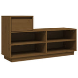 Schoenenkast 110x34x61 cm massief grenenhout honingbruin - AllerleiShop