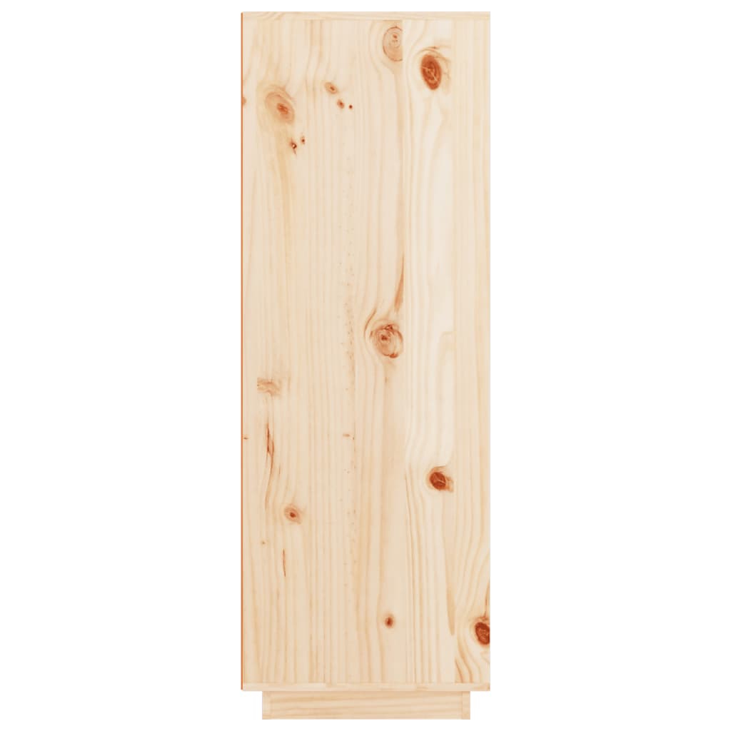 Hoge kast 89x40x116,5 cm massief grenenhout - AllerleiShop