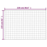 Verzwaringsdeken 155x220 cm 7 kg stof grijs - AllerleiShop