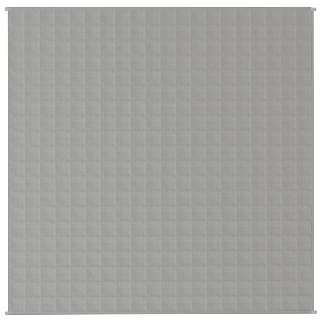 Verzwaringsdeken 200x200 cm 9 kg stof grijs - AllerleiShop