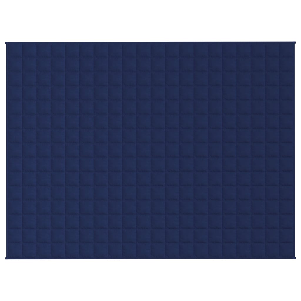 Verzwaringsdeken 150x200 cm 11 kg stof blauw - AllerleiShop