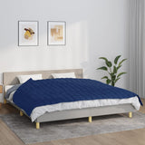 Verzwaringsdeken 155x220 cm 7 kg stof blauw - AllerleiShop