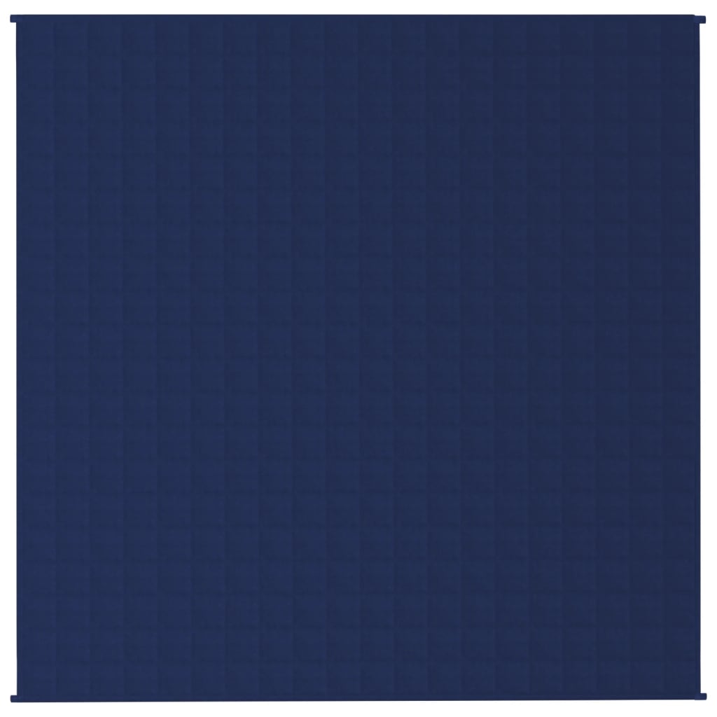 Verzwaringsdeken 200x200 cm 9 kg stof blauw - AllerleiShop