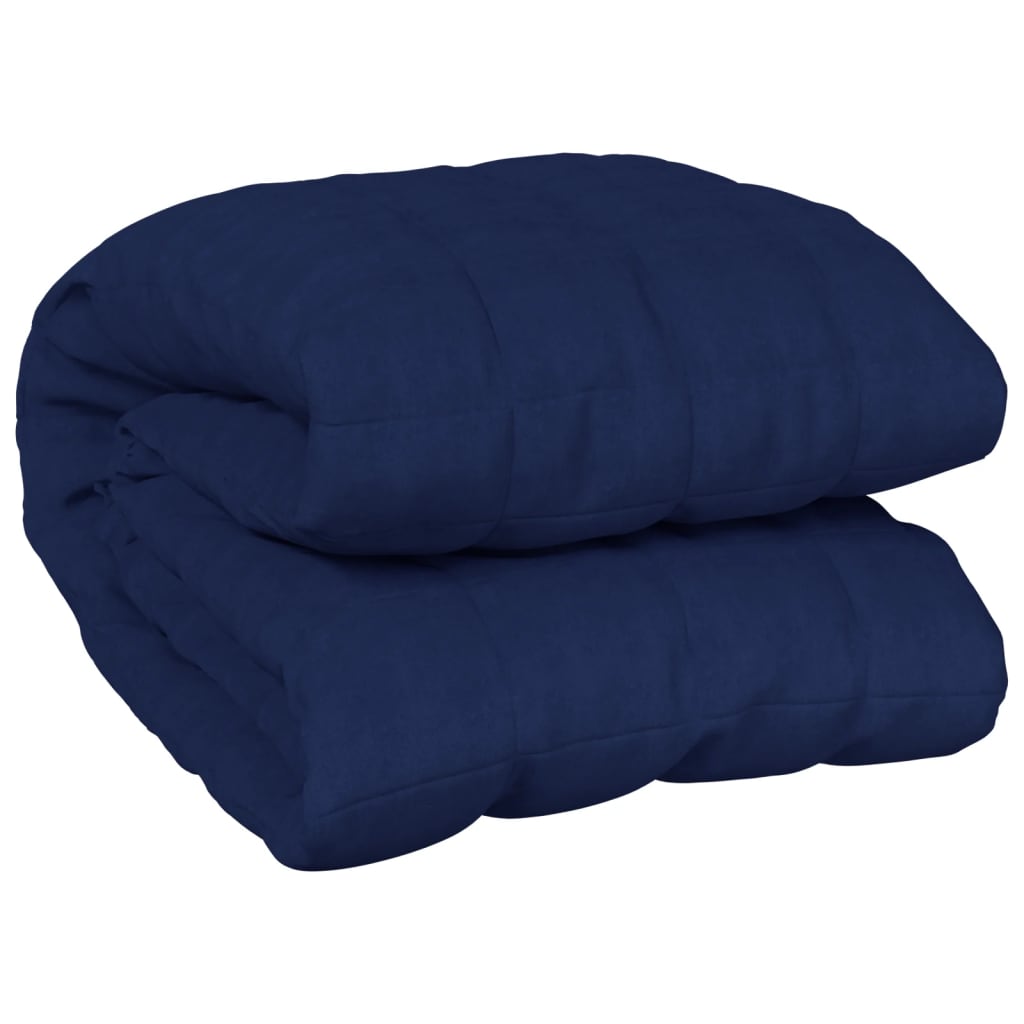 Verzwaringsdeken 200x200 cm 13 kg stof blauw - AllerleiShop