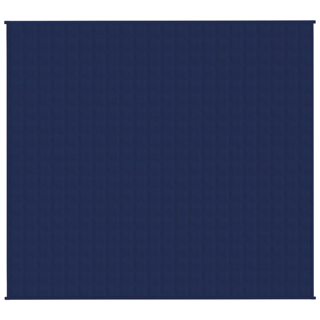 Verzwaringsdeken 200x225 cm 13 kg stof blauw - AllerleiShop