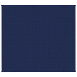 Verzwaringsdeken 200x225 cm 13 kg stof blauw - AllerleiShop