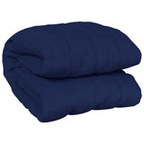 Verzwaringsdeken 220x235 cm 11 kg stof blauw - AllerleiShop