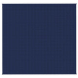 Verzwaringsdeken 220x235 cm 11 kg stof blauw - AllerleiShop