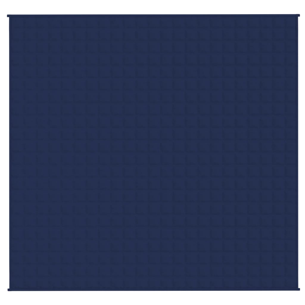 Verzwaringsdeken 220x235 cm 15 kg stof blauw - AllerleiShop