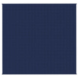 Verzwaringsdeken 220x235 cm 15 kg stof blauw - AllerleiShop