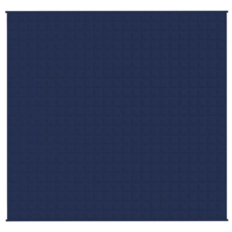 Verzwaringsdeken 220x235 cm 15 kg stof blauw - AllerleiShop