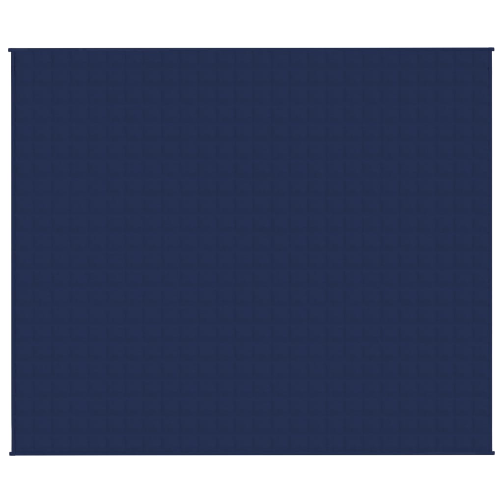 Verzwaringsdeken 220x260 cm 11 kg stof blauw - AllerleiShop