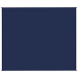 Verzwaringsdeken 220x260 cm 11 kg stof blauw - AllerleiShop