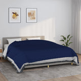 Verzwaringsdeken 235x290 cm 15 kg stof blauw - AllerleiShop