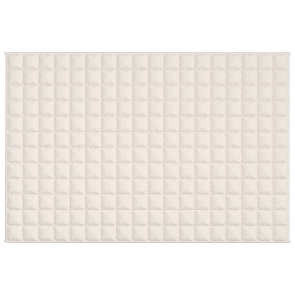 Verzwaringsdeken 120x180 cm 9 kg stof lichtcrèmekleurig