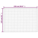 Verzwaringsdeken 155x220 cm 11 kg stof grijs - AllerleiShop