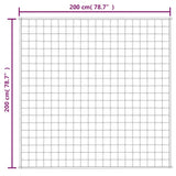 Verzwaringsdeken 200x200 cm 9 kg stof grijs - AllerleiShop