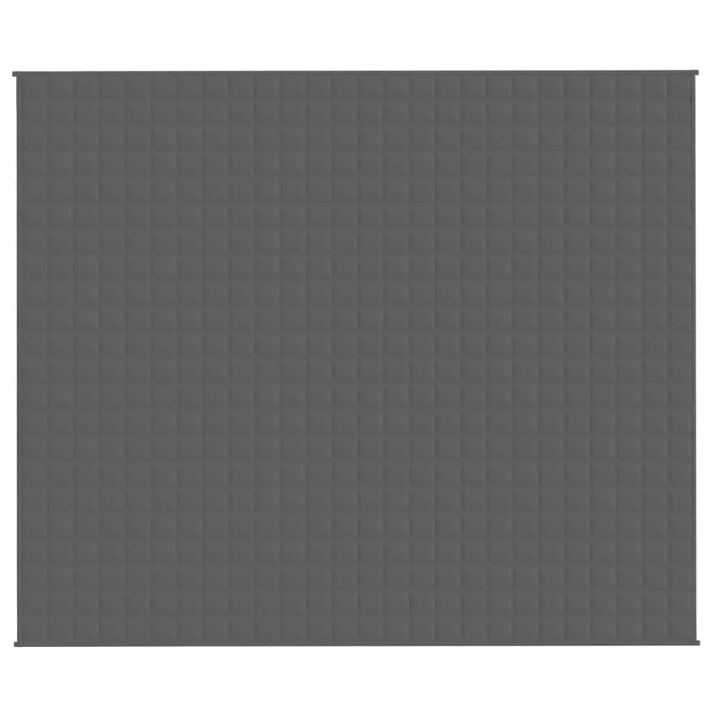 Verzwaringsdeken 220x260 cm 15 kg stof grijs - AllerleiShop