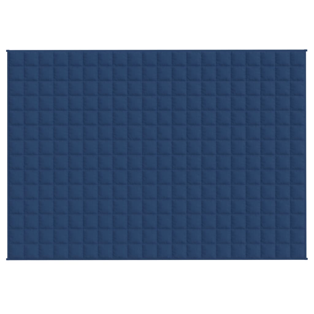 Verzwaringsdeken 138x200 cm 10 kg stof blauw - AllerleiShop