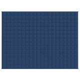 Verzwaringsdeken 150x200 cm 7 kg stof blauw - AllerleiShop