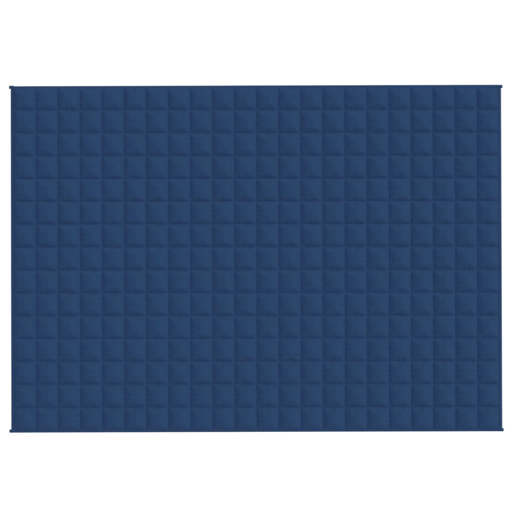 Verzwaringsdeken 155x220 cm 7 kg stof blauw - AllerleiShop