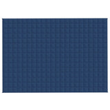 Verzwaringsdeken 155x220 cm 7 kg stof blauw - AllerleiShop