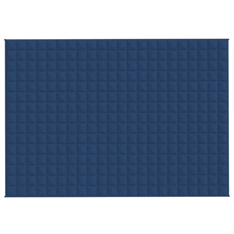 Verzwaringsdeken 155x220 cm 7 kg stof blauw - AllerleiShop