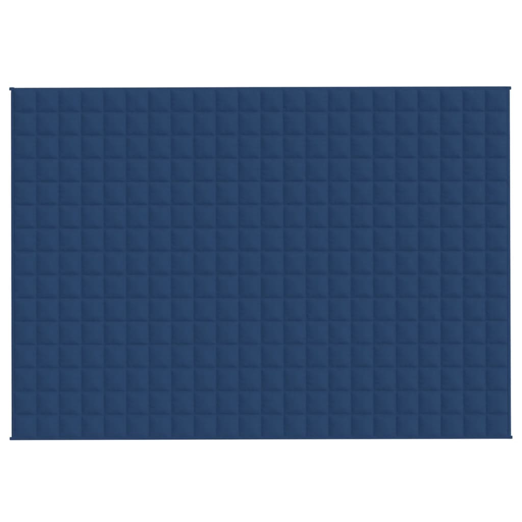 Verzwaringsdeken 155x220 cm 11 kg stof blauw - AllerleiShop