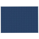 Verzwaringsdeken 155x220 cm 11 kg stof blauw - AllerleiShop