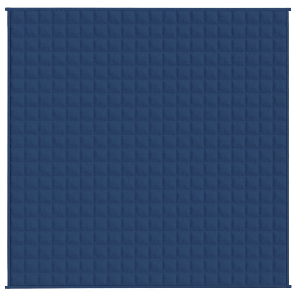 Verzwaringsdeken 200x200 cm 9 kg stof blauw - AllerleiShop