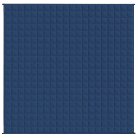 Verzwaringsdeken 200x200 cm 9 kg stof blauw - AllerleiShop