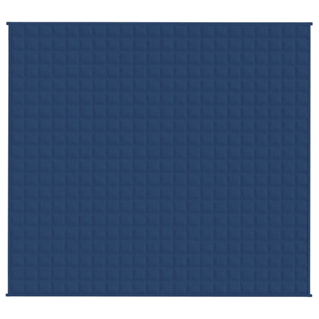 Verzwaringsdeken 200x225 cm 13 kg stof blauw - AllerleiShop