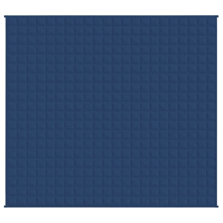 Verzwaringsdeken 220x235 cm 11 kg stof blauw - AllerleiShop