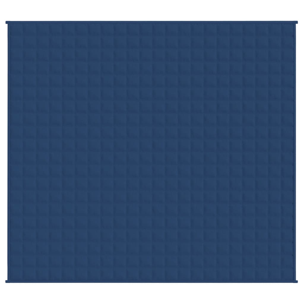 Verzwaringsdeken 220x235 cm 15 kg stof blauw - AllerleiShop