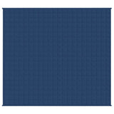 Verzwaringsdeken 220x235 cm 15 kg stof blauw - AllerleiShop