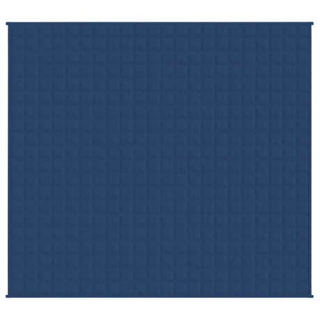 Verzwaringsdeken 220x235 cm 15 kg stof blauw - AllerleiShop