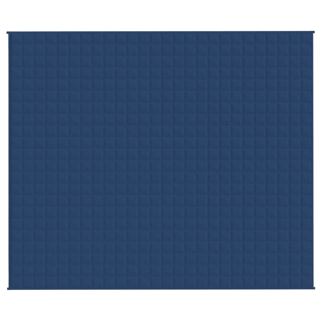 Verzwaringsdeken 220x260 cm 11 kg stof blauw - AllerleiShop