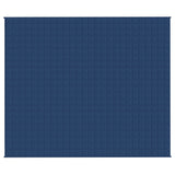 Verzwaringsdeken 220x260 cm 11 kg stof blauw - AllerleiShop