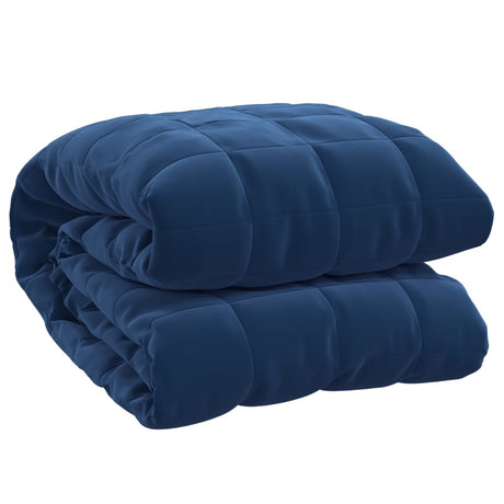 Verzwaringsdeken 235x290 cm 11 kg stof blauw - AllerleiShop