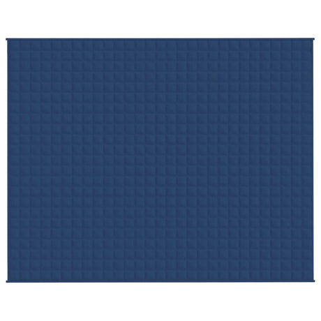 Verzwaringsdeken 235x290 cm 11 kg stof blauw - AllerleiShop