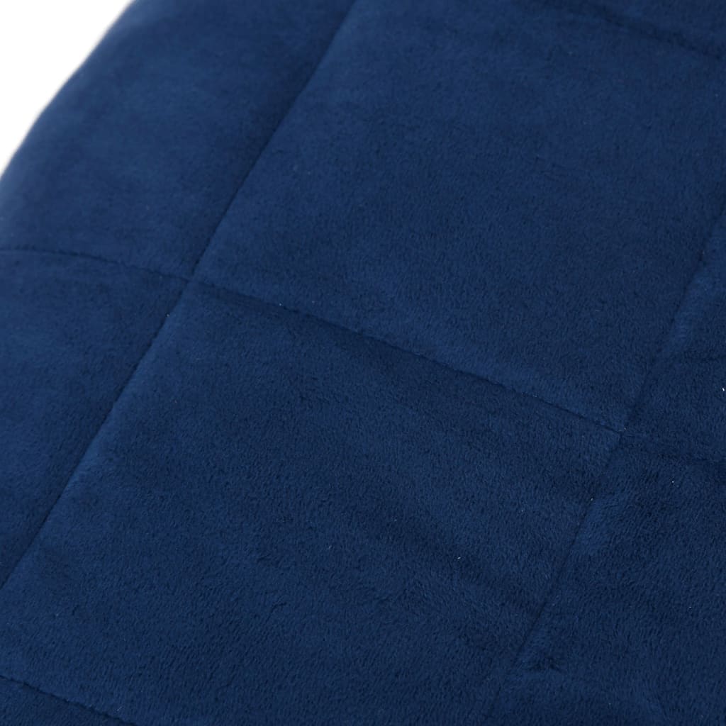 Verzwaringsdeken 235x290 cm 11 kg stof blauw - AllerleiShop