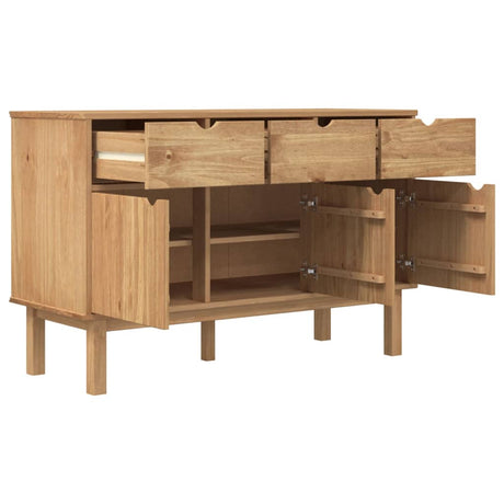 Dressoir OTTA 114x43x73,5 cm massief grenenhout - AllerleiShop