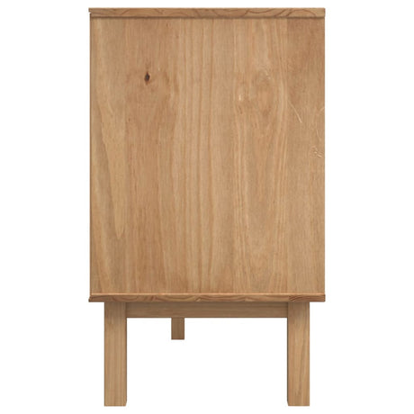 Dressoir OTTA 114x43x73,5 cm massief grenenhout bruin en grijs - AllerleiShop