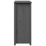 Hoge kast 83x41,5x100 cm massief grenenhout grijs - AllerleiShop