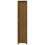 Hoge kast 80x35x154 cm massief grenenhout honingbruin - AllerleiShop