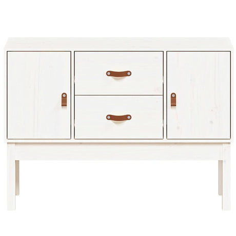 Dressoir 110x40x78 cm massief grenenhout wit - AllerleiShop