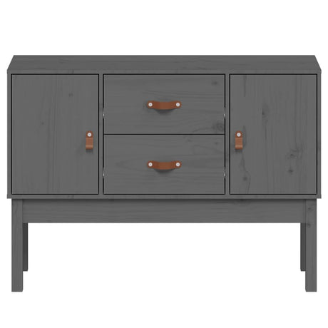 Dressoir 110x40x78 cm massief grenenhout grijs - AllerleiShop