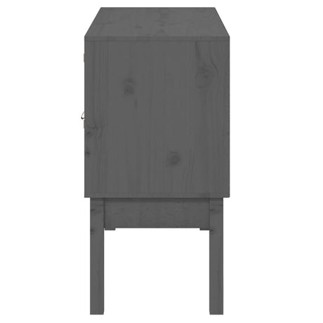 Dressoir 110x40x78 cm massief grenenhout grijs - AllerleiShop