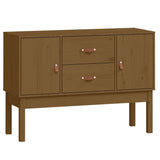 Dressoir 110x40x78 cm massief grenenhout honingbruin - AllerleiShop