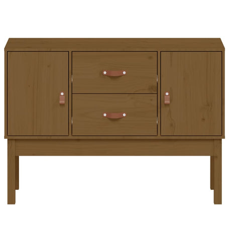 Dressoir 110x40x78 cm massief grenenhout honingbruin - AllerleiShop